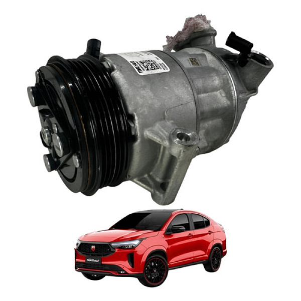Compressor Ar Condicionado Fiat Fastback 1.3 Turbo 2022 2025