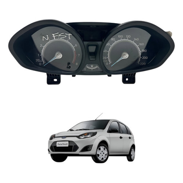 Painel Instrumentos Ford Fiesta 1.6 2010 2015 Preto