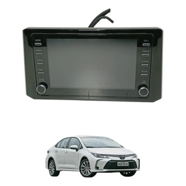 Multimidia Tela Toyota Corolla 2021 2022 2023
