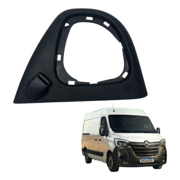 Acabamento Moldura Alavanca Cambio Renault Master 2024 2025 Preto
