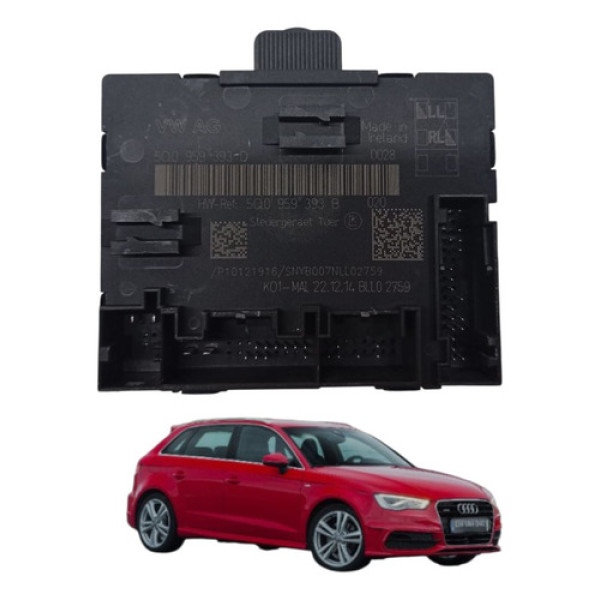 Modulo Porta Audi A3 2013 2014 Dianteira Esquerda 5q0959393