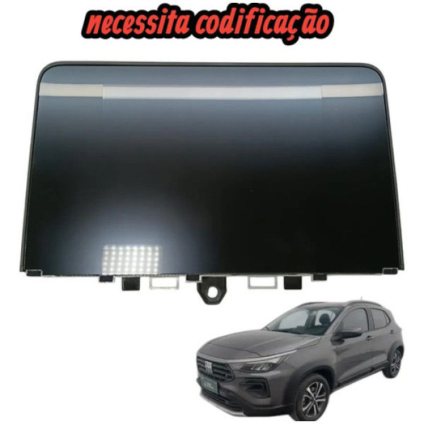 Tela Central Multimidia Fiat Pulse 2022 2023 A3c07793501 Preto