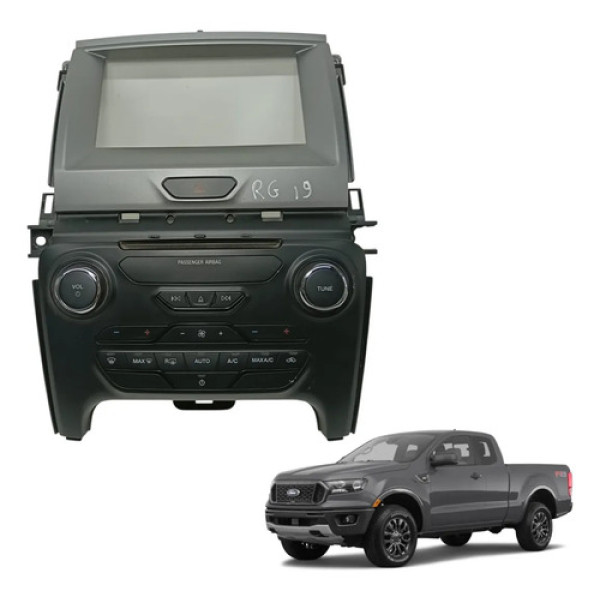 Comando Ar Condicionado Radio Moldura Som Ranger 2018 2019