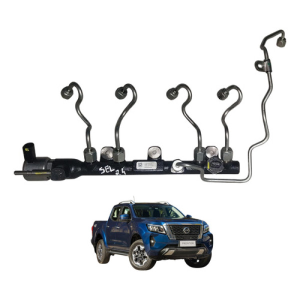 Flauta Bicos Tubo Rail Nissan Frontier 2.3 2023 2024 2025