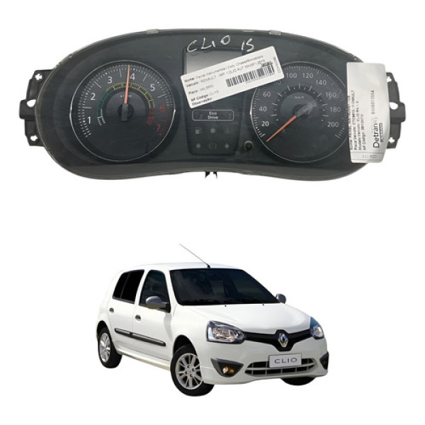Painel Instrumentos Renault Clio 1.0 2010 2015 Preto