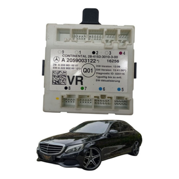 Modulo Porta Vidro Dianteira Direita Mercedes Benz C250 2016