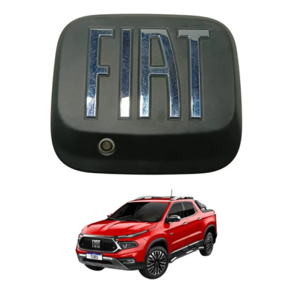 Maçaneta Tampa Traseira Fiat Toro 2016 2022 Com Câmera