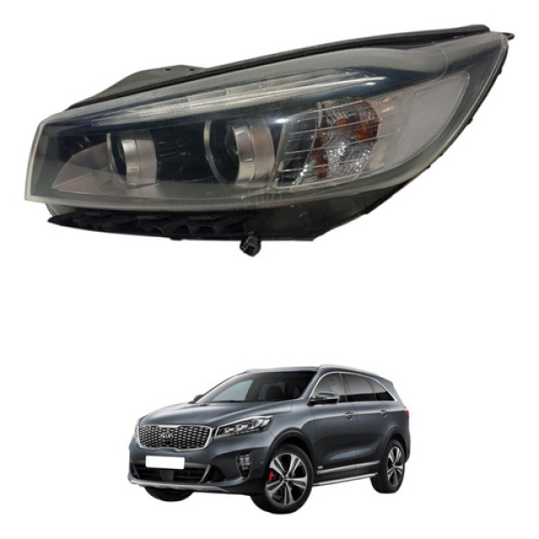 Farol Kia Sorento 2015 2016 2017 Esquerdo Com Xênon Esquerdo/motorista