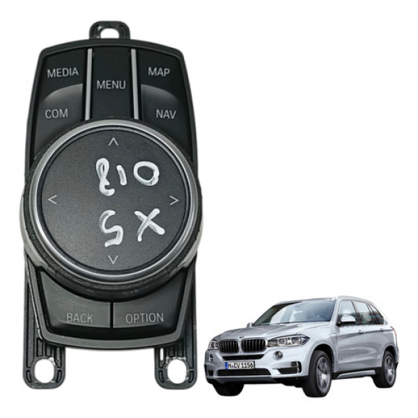Comando Botao Multimídia Console Bmw X5 2014 A 2018