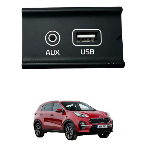 Entrada Usb Auxiliar Kia Sportage 2.0 2018 Preto