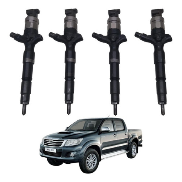 Jogo Bico Injetor Toyota Hilux 3.0 2006 2012 Testadooriginal