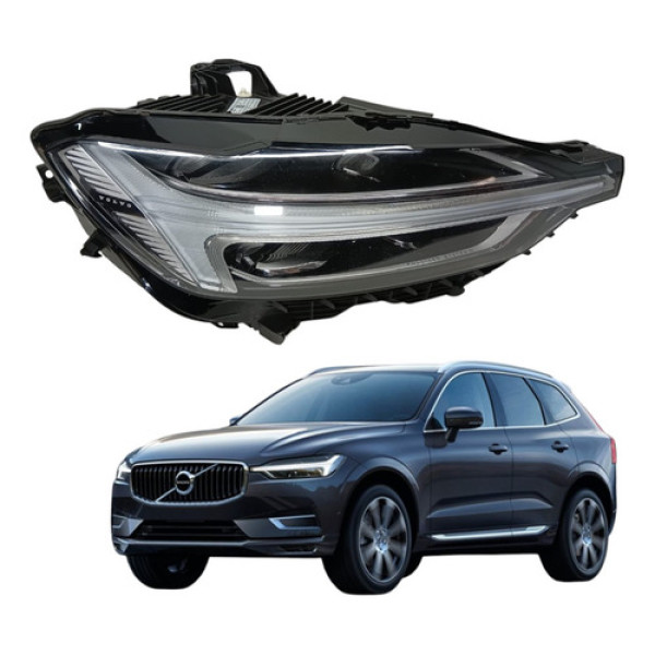Farol Volvo Xc60 2018 2022 Full Led Com Modulo Direito