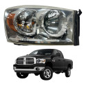 Farol Esquerdo Dodge Ram 2500 2007 2010 Esquerdo/motorista