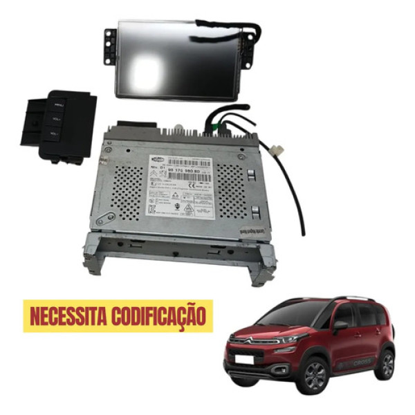 Kit Multimídia Citroen Aircross 2018 2019