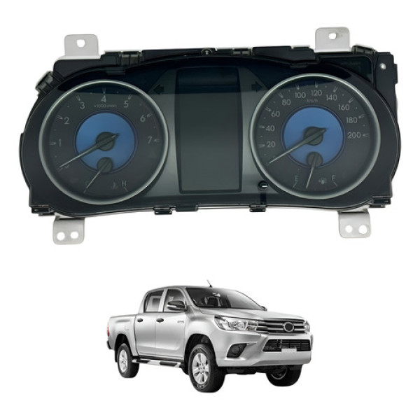Painel Instrumentos Toyota Hilux 2.8 2016 2020 Preto