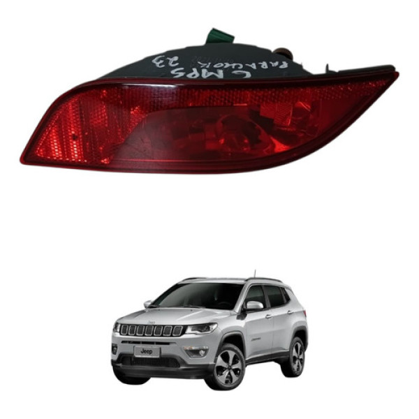 Refletor Lanterna Esquerda Parachoque Jeep Compass 2018 2023