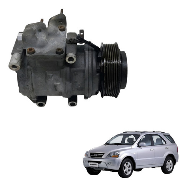 Compressor Ar Condicionado Kia Sorento 2005 2009 2.5 Diesel