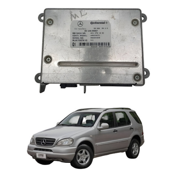 Modulo Radio Som Bluetooth Mercedes Benz  Ml320 2001 2007 Cinza
