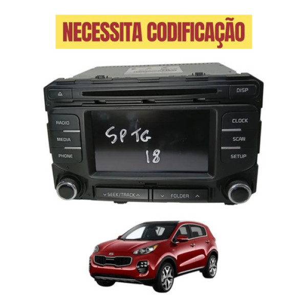 Multimídia Kia Sportage 2017 2018 2019