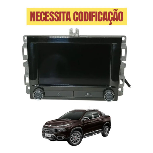 Multimidia Tela Fiat Toro 2020 2021 2022 Original