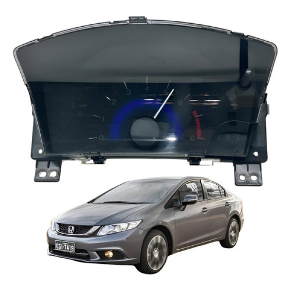 Painel Instrumento Honda Civic 2012 2016 Preto