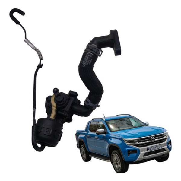 Valvula Fluxo Agua Motor Vw Amarok 3.0 V6 2018 2025 Preto