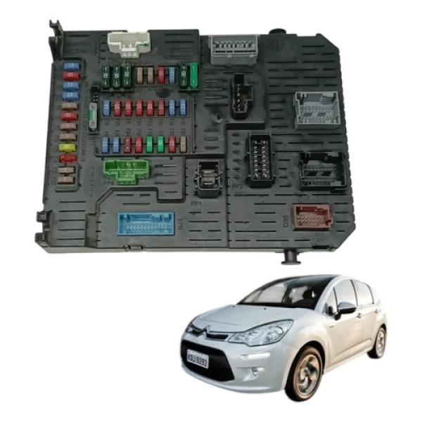 Módulo Bsi Caixa De Fusível Citroen C3 2014 2015 9800169880