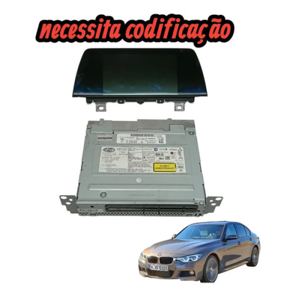 Central Multimidia Tela Bmw 2018 2019 Original 932212010r Preto