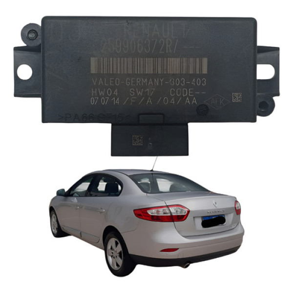 Modulo Sensor Estacionamento Renault Fluence 2011 2018 Preto