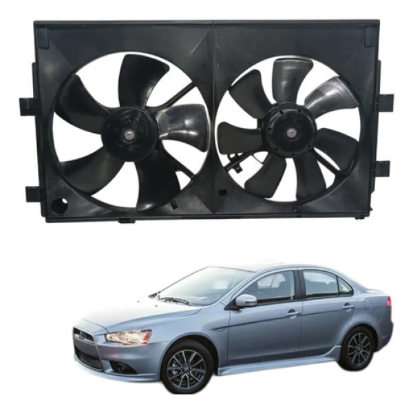 Ventoinha E Defletor Mitsubishi Lancer 2.0 2010 A 2015