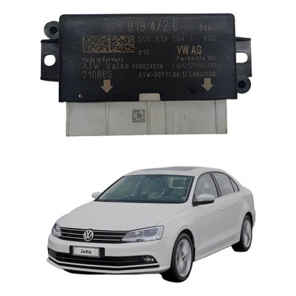 Modulo Sensor Estacionamento Volkswagen Jetta 2.0 2017 2018 Preto