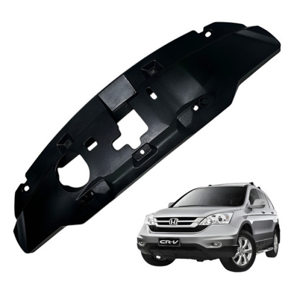Defletor Superior Painel Frontal Honda 2009 2012 Radiador Preto