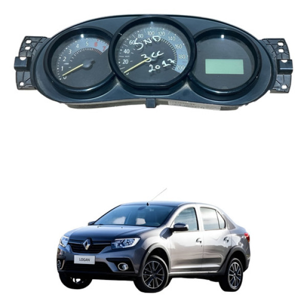 Painel Instrumentos Renault Logan Sandero 1.0 2014 2019 Preto