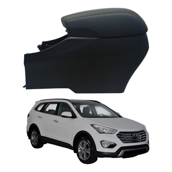 Console Central Apoio Braco Hyundai Santa Fe 2014 2018