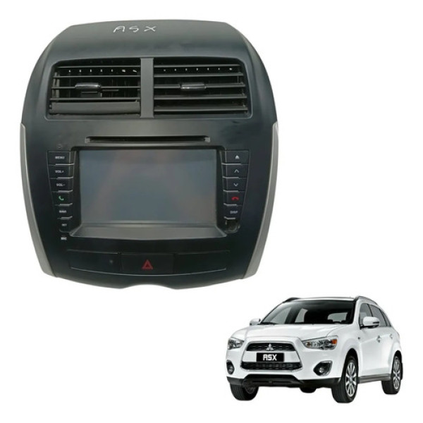 Multimídia Moldura Difusor Ar Mitsubishi Asx 2014 2015 2016