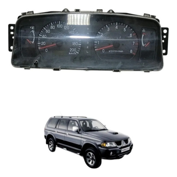 Painel De Instrumentos Mitsubishi Pajero Sport 1999 2004 3.0 Preto