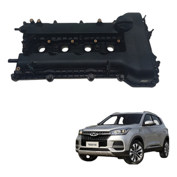 Tampa De Valvulas Chery Tiggo 5x 1.5 Turbo 2018 2022 - Preto