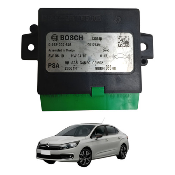 Modulo Sensor Estacionamento C4 Lounge 2013 2016 0263004546 Preto