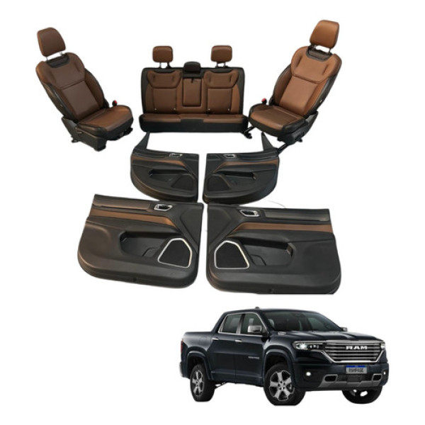 Jogo Bancos Ram Rampage Laramie 2023 2024 Original Preto