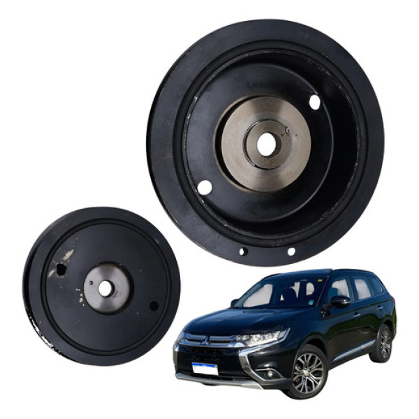 Polia Virabrequim Mitsubishi Outlander 2.2 Diesel 2015 2021