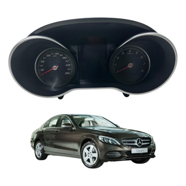Painel Instrumento Mercedes-benz C180 C200 2015 2017 Preto