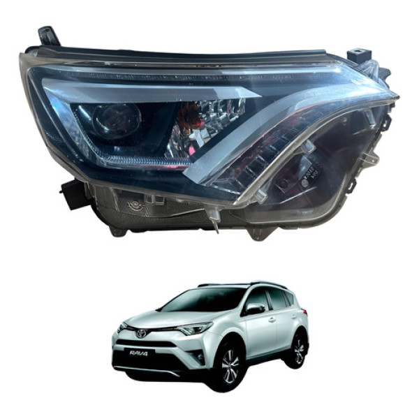 Farol Direito Toyota Rav4 2017 2018 2019 Original Direito/passageiro