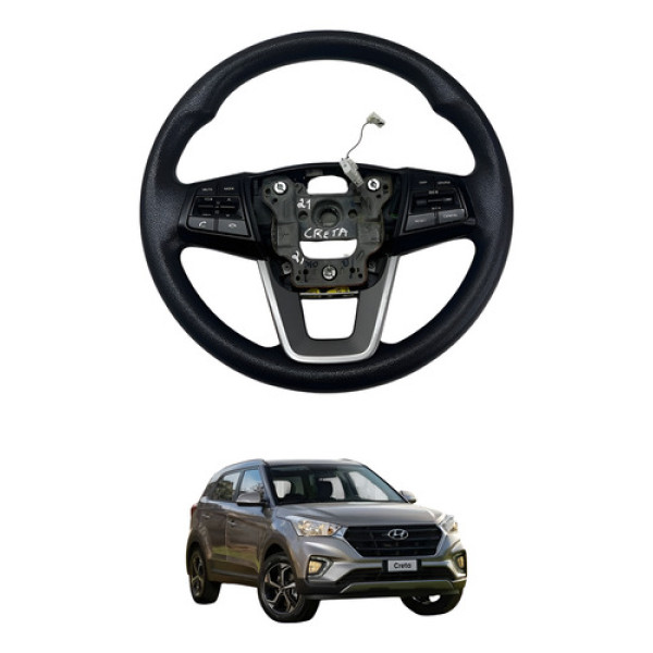 Volante Direcao Com Comandos Hyundai Creta 1.6 2017 2021