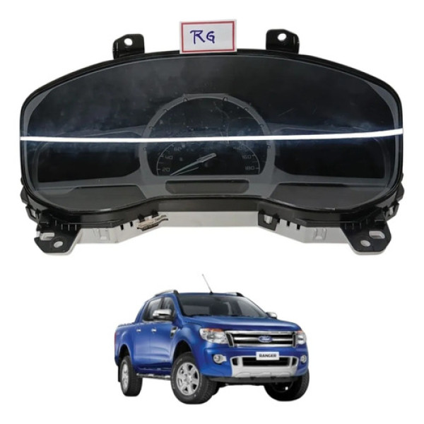 Painel De Instrumentos Ford Ranger 2013 2014 2015 2016 Preto