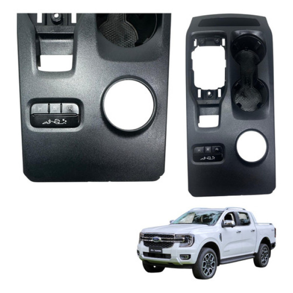 Moldura Console Porta Copos Ford Ranger Limited 2024 2025