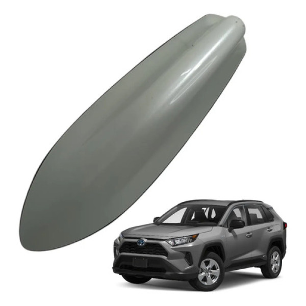 Antena De Teto Tubarão Shark Toyota Rav4 2019 2020 2021 Prateado