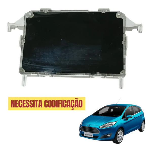 Multimidia Tela Ford New Fiesta 2013 2014 2015