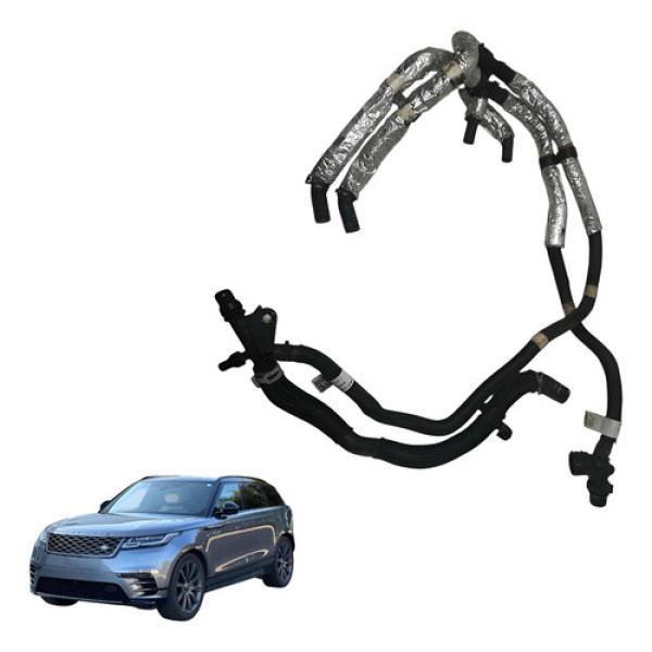 Kit Mangueiras Agua Motor Land Rover Velar 3.0 2018 2024
