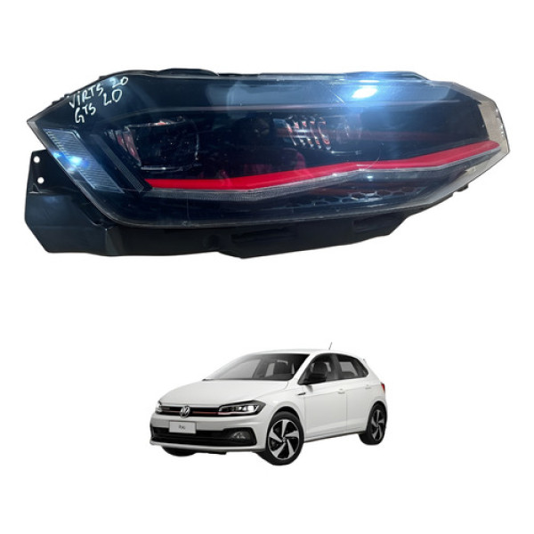 Farol Direito Vw Polo/virtus Gts 2020 2021 2022 2023 2024 Direito/passageiro