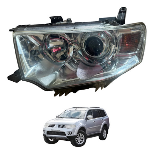 Farol Esquerdo Mitsubishi Dakar 2009 2010 2011 2012 2013 Esquerdo/motorista